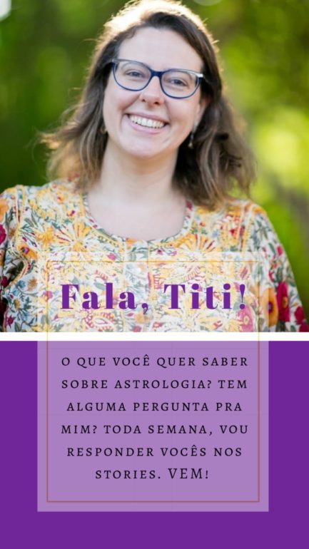 “Fala, Titi” e outras notícias sobre o céu de cada momento!