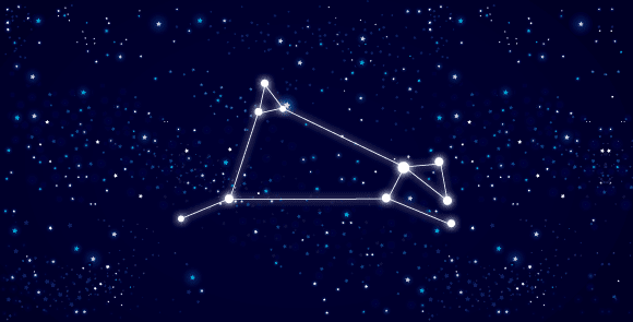 A constelação de Áries (Hamal)