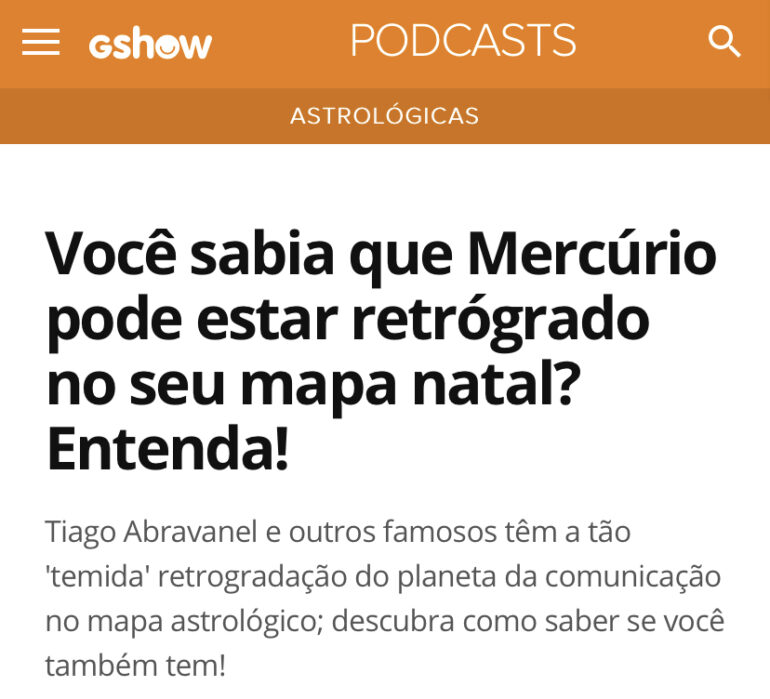 Podcast Astrológicas: especial Mercúrio Retrógrado!