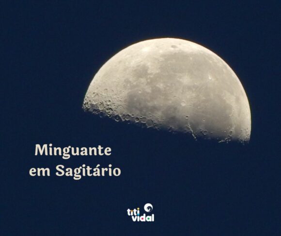 Lua Minguante em Sagitário