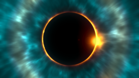 Lua Nova em Áries com Eclipse Solar