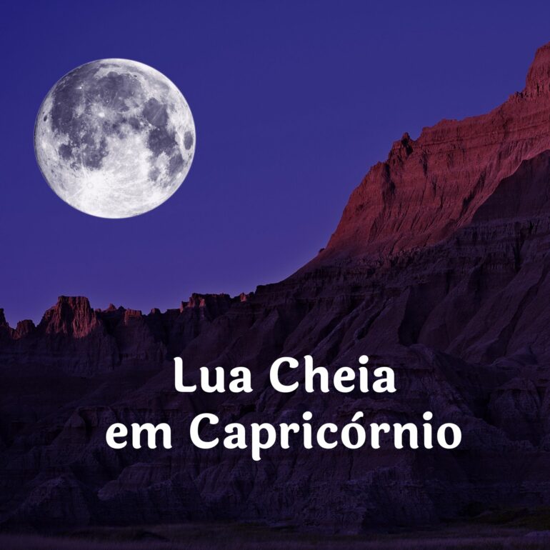 LUA CHEIA EM CAPRICÓRNIO