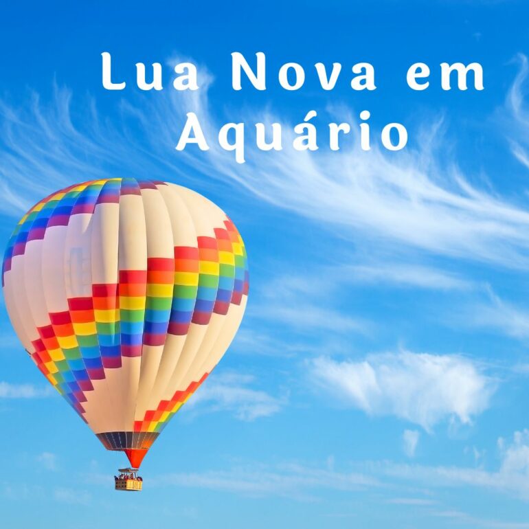 LUA NOVA EM AQUÁRIO