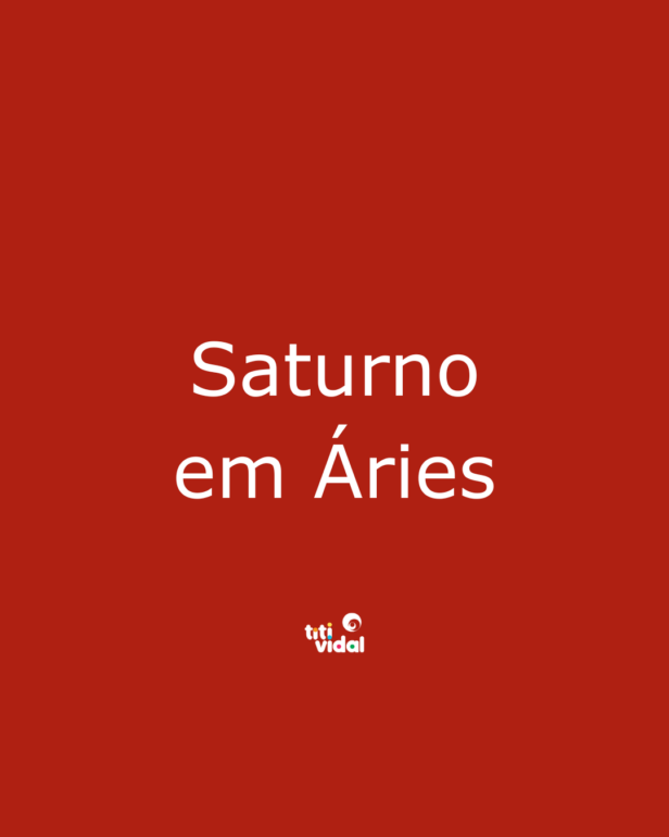 Saturno em Áries