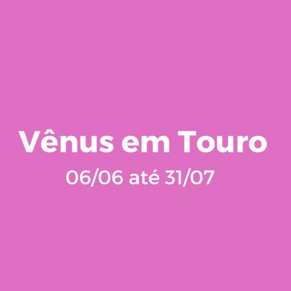 VÊNUS EM TOURO