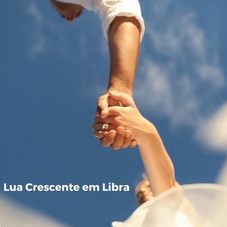 LUA CRESCENTE EM LIBRA