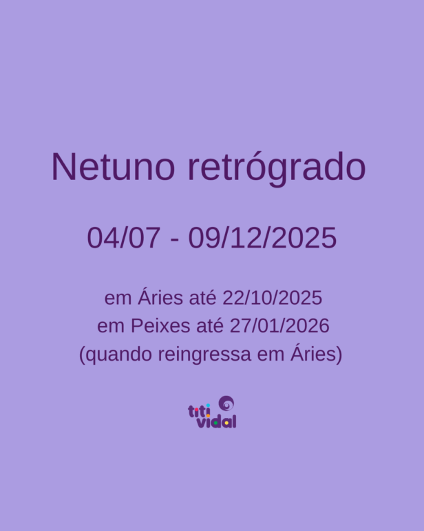 Netuno Retrógrado: de Áries para Peixes
