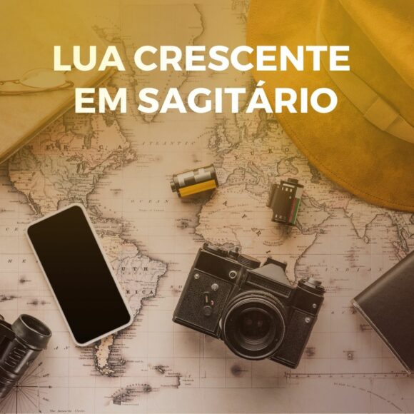 LUA CRESCENTE EM SAGITÁRIO