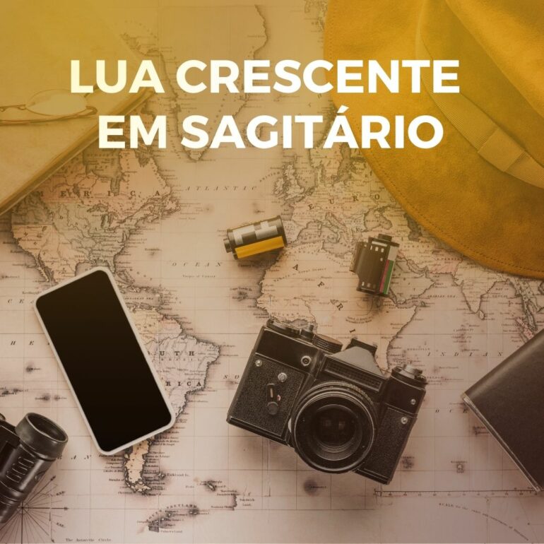 LUA CRESCENTE EM SAGITÁRIO