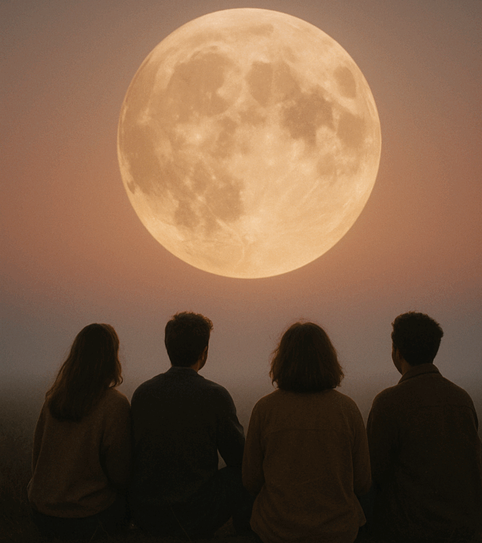 LUA CHEIA EM AQUÁRIO