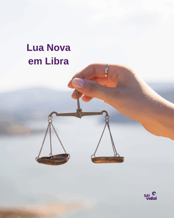 Lua Nova no signo de Libra