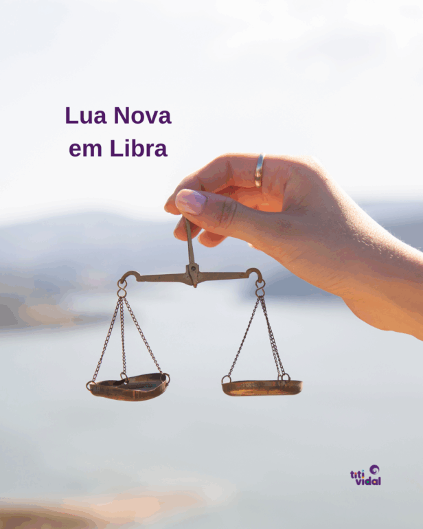 Lua Nova no signo de Libra