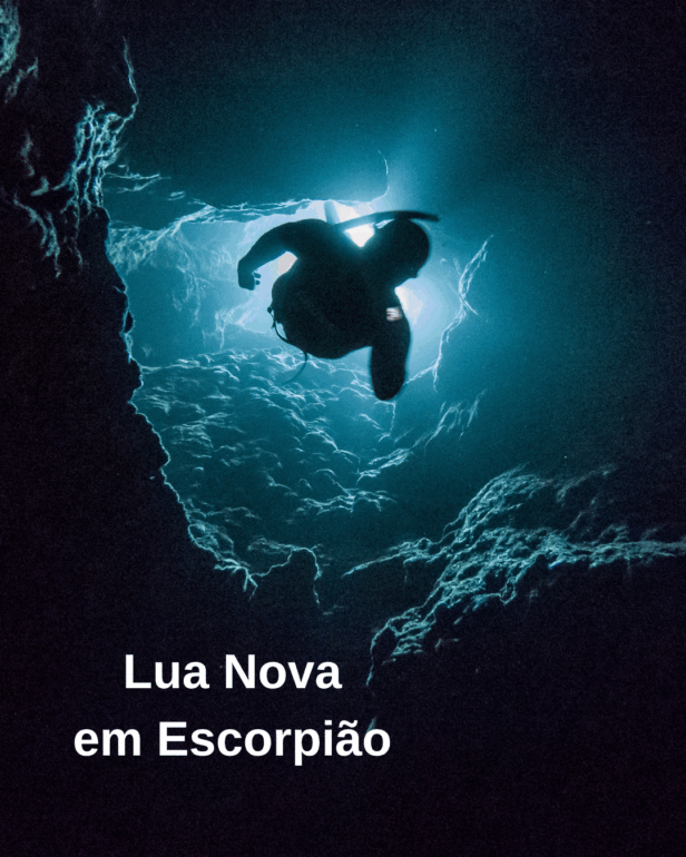 Lua Nova em Escorpião