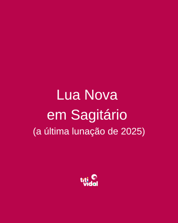 A última Lua Nova de 2025 (em Sagitário)