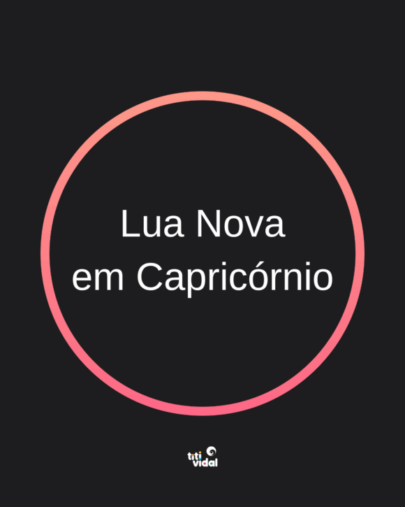 Lua Nova em Capricórnio