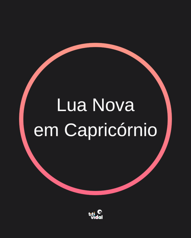 Lua Nova em Capricórnio